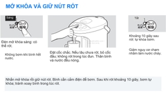 MỞ KHÓA VÀ GIỮ NÚT RÓT