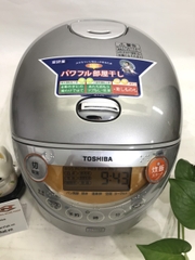 Nồi cơm điện cao tần IH TOSHIBA RC-6RX 0.63 lit màu xám  nội địa Nhật 96%