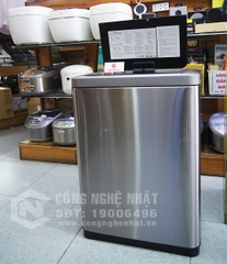 Thùng rác thông minh cảm biến đóng mở nắp tự động  hiệu Sensible Eco Living 47L CL Thép, chống gỉ-6951800611467