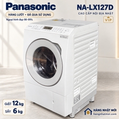Máy giặt sấy Panasonic NA-LX127D dùng lướt 2025 – Giặt 12kg, sấy Heat Pump 6kg