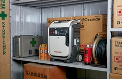 Máy phát điện bằng khí gas Có quai kéo và bánh xe chính hãng Honda EU9iGB 900VA Nội địa Nhật