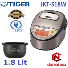 Nồi cơm điện cao tần IH TIGER JKT-S18W hàng chính hãng MADE IN JAPAN