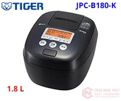 Nồi cơm điện cao tần áp suất IH 1.8 lÍT TIGER JPC-B180-K HÀNG NỘI ĐỊA NHẬT MỚI 100%