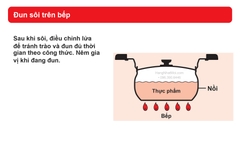 Sơ đồ hãng THERMOS KBG: đun sôi trên bếp.