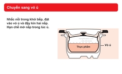 Sơ đồ hãng THERMOS KBG: chuyển sang vỏ ủ.