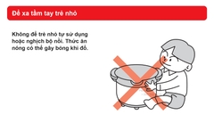 Cảnh báo hãng THERMOS KBG: để xa tầm tay trẻ nhỏ.
