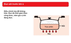 Sơ đồ hãng THERMOS KBK: đun sôi trước khi ủ