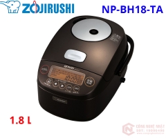 Nồi cơm cao tần áp suất IH 1.8 Lít Zojirushi NP-BH18-TA