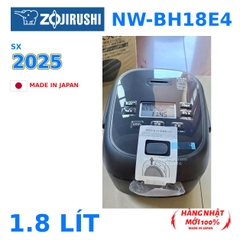 Nồi cơm điện cao tần áp suất Zojirushi NW-BH18E4-BA 1.8 lít Made in Japan