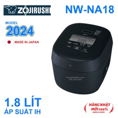 Nồi cơm áp suất IH Zojirushi NW-NA18-BZ màu đen slate 1.8 lít model 2024