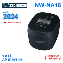 Nồi cơm áp suất IH Zojirushi NW-NA18-BZ màu đen slate 1.8 lít model 2024