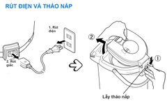 Rút điện và tháo nắp trên Tiger PIG-H300