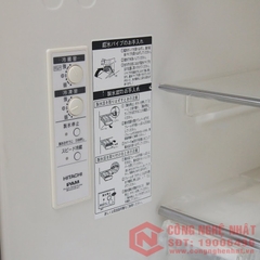 Tủ lạnh 6 cánh Hitachi R-SF47VM 465L màu xám sản xuất 2005 - bảo hành 12 tháng