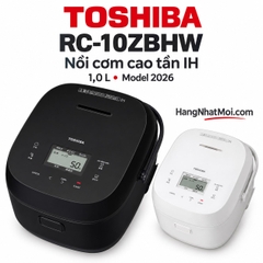 Toshiba RC-10ZBHW – Nồi cơm cao tần IH 1,0L nội địa Nhật 2026