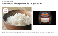 Hitachi RZ-W100FM 1,0 lít màu đen, model 2022, MADE IN JAPAN — Sản xuất tại Nhật Bản, kèm cờ Nhật.