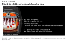Hitachi RZ-W100FM 1,0 lít màu đen, model 2022, MADE IN JAPAN — Sản xuất tại Nhật Bản, kèm cờ Nhật.