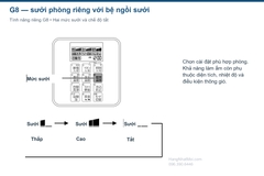 Điều khiển mức sưởi phòng trên SATIS G8