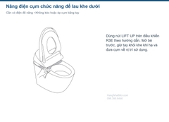 Tiếp cận khe dưới cụm điện SATIS X bằng cơ cấu nâng