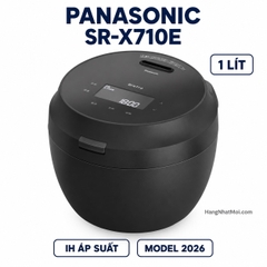 Panasonic SR-X710E – Nồi cơm cao tần áp suất IH Bistro AI 1 lít, nội địa Nhật 2026