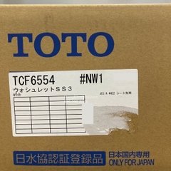 Nhãn thùng TOTO TCF6554 WASHLET SS3 màu trắng NW1