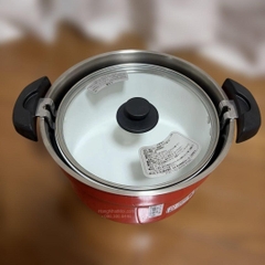 Nồi trong với nắp kính đặt trong bình giữ nhiệt Thermos KBJ-3002 UR