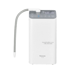 Tổng thể Panasonic TK-AS47-H xám nhạt và ống lấy nước trên thân máy