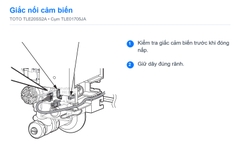 Giắc nối cảm biến TOTO TLE20SS2A
