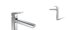 Cận đường nét của dòng GB màu chrome. Bề mặt vuông với các cạnh bo nhẹ.