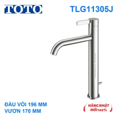 Vòi lavabo TOTO TLG11305J GF thân cao, đầu xả196mm và tầm vươn170mm