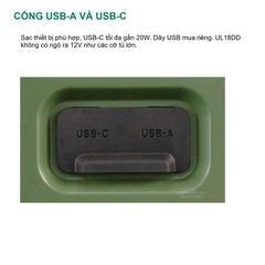 HiKOKI UL18DD 10,5L xanh rừng + một pin BSL36A18X