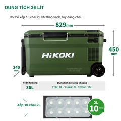 HiKOKI UL18DE 36L + một pin BSL36B18X
