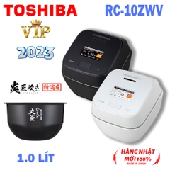 Nồi cơm điện IH Áp suất Hút chân không Toshiba RC-10ZWV Cao cấp 2023