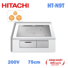 Bếp từ IH âm bàn Tích hợp lò nướng Hitachi HT-N9T 75cm 3 mặt bếp IH