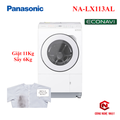 Máy giặt sấy Panasonic NA-LX113CL 11kg/6kg – Mới 100%