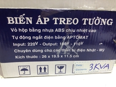 Biến áp treo tường DNT 3KVA - 3000W