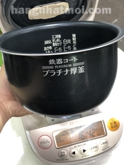 Nồi cơm điện Cao tần IH Áp suất Zojirushi NP-BF10 2nd 95% Xoong Platinum mới.