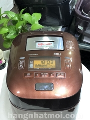 Nồi cơm điện Cao tần IH Áp suất Hút chân không Toshiba RC-10VXE3 Xoong chuông 2nd 95%