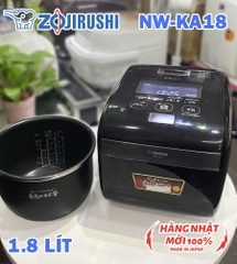 Nồi cơm điện Cao tần Áp suất Tách đường Zojirushi NW-KA18 Cao cấp Mới 95%