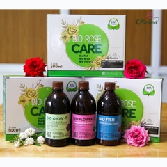 Combo Rose Care thế hệ mới – phân bón hữu cơ cho hoa hồng cao cấp kích mầm, dưỡng mầm, kích hoa
