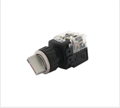 Control switch/Lamp selector switch/Công tắc chọn có đèn  - KM Series ø30