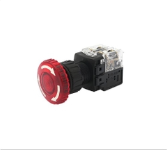 Control switch/Lamp emergency push lock turn reset/Đặt lại khóa xoay để dừng khẩn cấp chiếu sáng- KG Series ø30