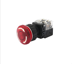 Control switch/Lamp emergency push lock turn reset/Đặt lại khóa xoay để dừng khẩn cấp chiếu sáng- KG Series ø30
