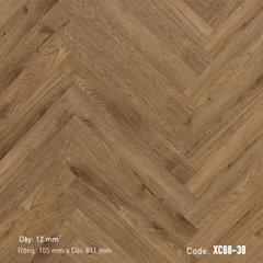 Sàn gỗ xương cá 3K Vina XC68-38