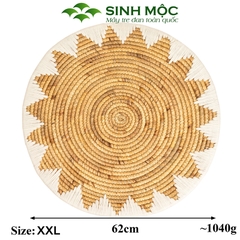 Đĩa lục bình, Decor lục bình, decor treo tường, decor trang trí phòng khách Sinh Mộc - M2007