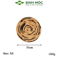 Đĩa treo tường trang trí phòng khách, phòng làm việc, miếng lót lục bình, decor trang trí Sinh Mộc - M2008