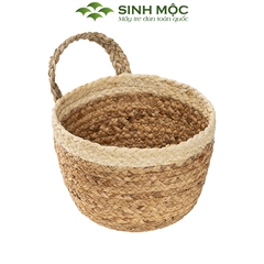 Giỏ bèo trồng cây siêu dễ thương, decor lục bình để bàn, treo tường - M1006
