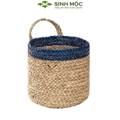 Giỏ cói, giỏ mây tre đan, giỏ cói trồng cây, Decor đựng đồ - M1005