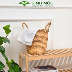 Giỏ lục bình đựng đồ, giỏ đựng quần áo, sọt lục bình, giỏ dựng đồ giặt, giỏ đựng đồ đa năng - M1012