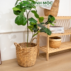 Giỏ lục bình đựng đồ, giỏ đựng quần áo, sọt lục bình, giỏ dựng đồ giặt, giỏ đựng đồ đa năng - M1012