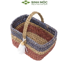 {Hot} Giỏ decor đựng đồ văn phòng, giỏ picnic, đi biển, dã ngoại, giỏ vintage, giỏ cói đựng đồ - M1011